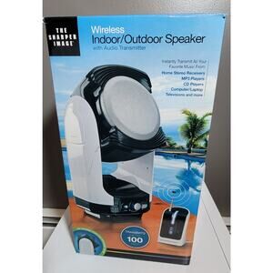 The Sharper Image Wireless Indoor/Outdoor Speaker LP 115BMS